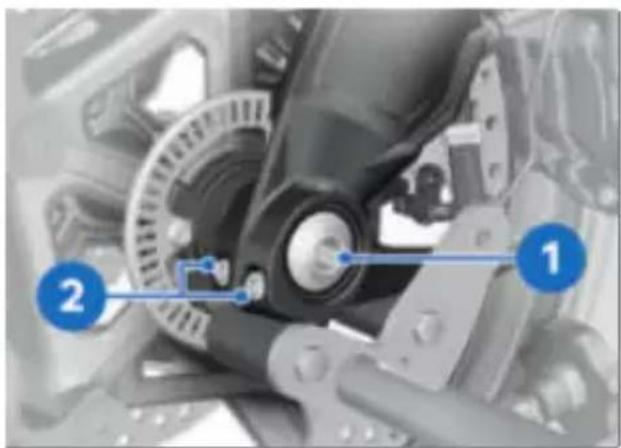 BMW R 1300 GS (2023) - Compression involontaire des plaquettes de frein - 4