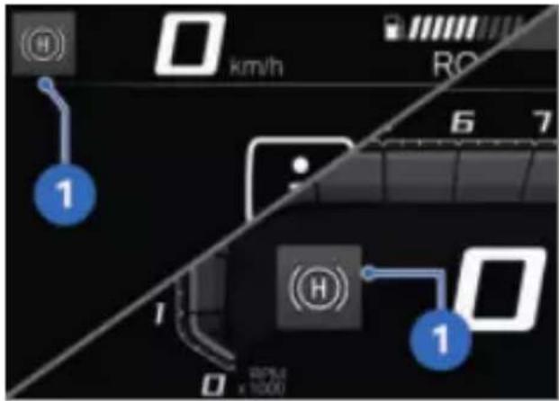 BMW R 1300 GS (2023) - HILL START CONTROL (HSC) Affichage - 1