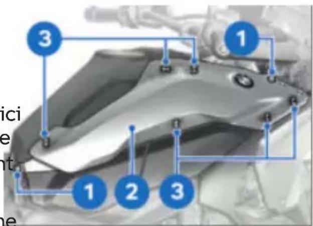 BMW R 1300 GS (2023) - Déposer la garniture latérale droite - 2