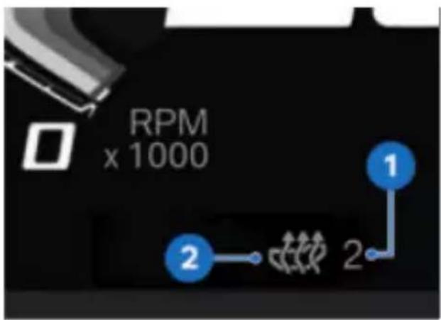 BMW R 1300 GS (2023) - Commander le chauffage de selle du passager - 3