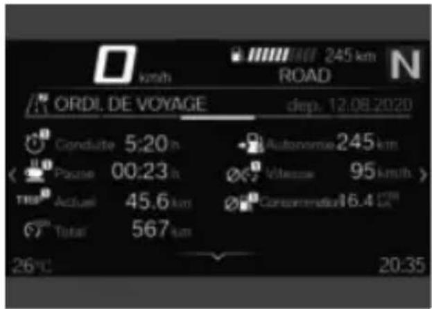 BMW R 1300 GS (2023) - Ordinateur de bord et ordinateur de voyage - 1