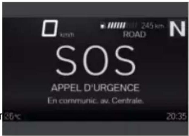 BMW R 1300 GS (2023) - Appel d'urgence manuel a Condition préalable - 2