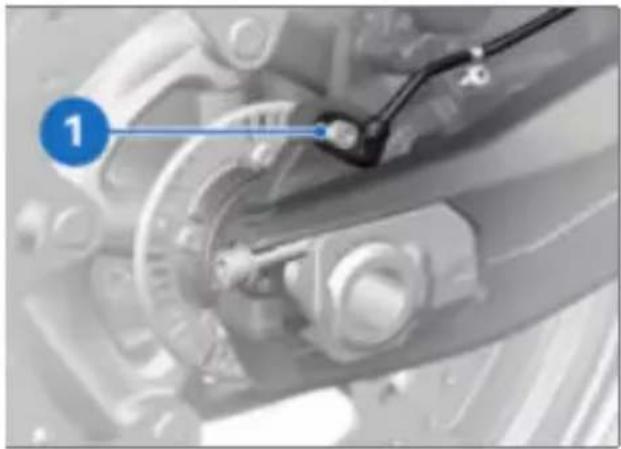 BMW F 900 GS (2023) - Plaquettes de frein pas au contact du disque de frein - 1