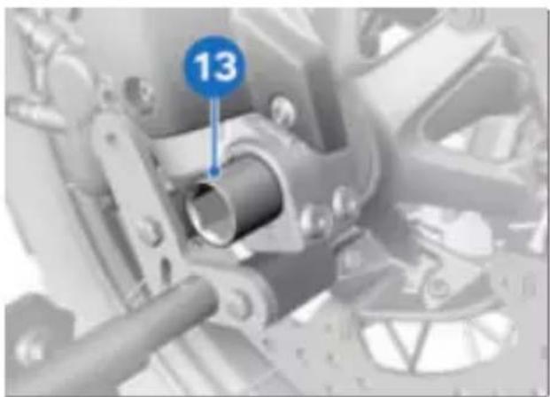 BMW F 900 GS (2023) - Compression involontaire des plaquettes de frein - 3