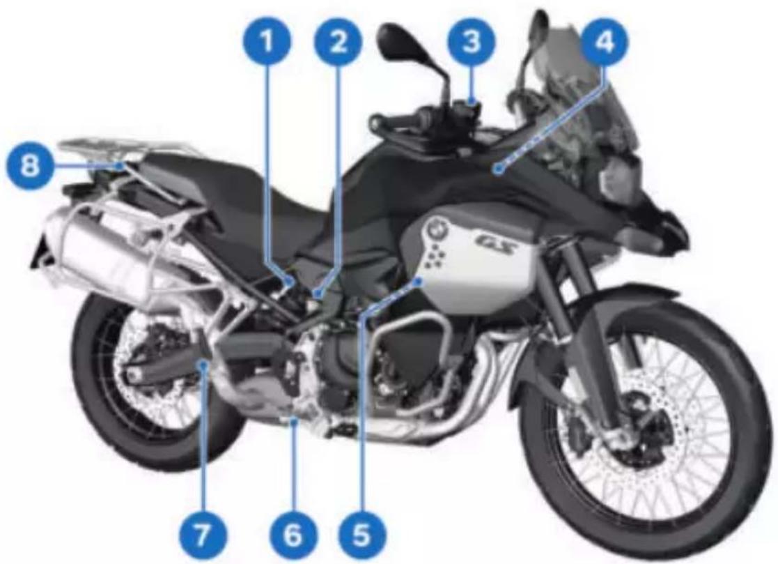 BMW F 900 GS Adventure (2023) - VUE D'ENSEMBLE CÔTÉ DROIT - 1