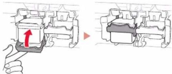 CANON PIXMA E3440 - Relevez le levier de verrouillage de cartouche d'encre. - 1