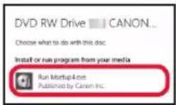 CANON PIXMA G4410 - Uso del CD-ROM de instalación (solo para Windows) - 3