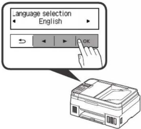 CANON PIXMA G4410 - Turning on Printer - 4