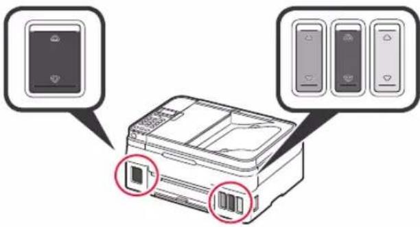 CANON PIXMA G4410 - Removendo os materiais da embalagem - 19