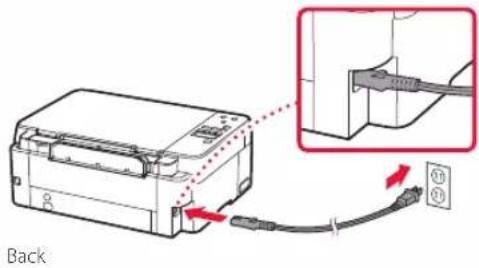 CANON PIXMA G2460 - Turning on the Printer - 2