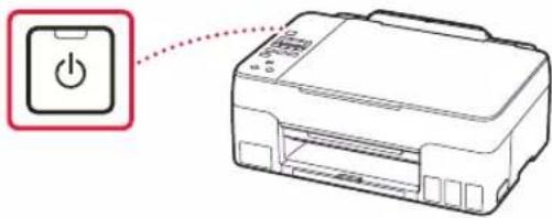 CANON PIXMA G2460 - Encender la impresora - 3
