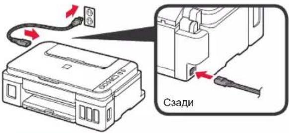 CANON PIXMA G2510 - Включение принтера - 3