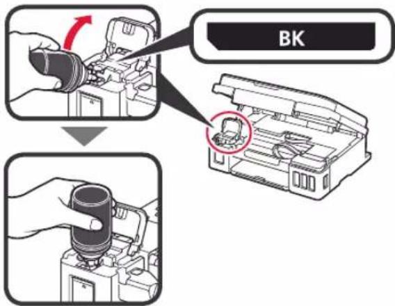 CANON PIXMA G2510 - Заливка чернил - 5
