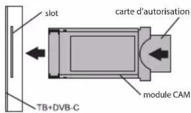 Kivi 55U750NW - CONNEXION DE LA CARTE D'ACCES CONDITIONNEL CI - 2