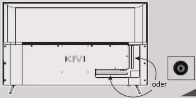 Kivi 32F750NB - INSTALLIEREN SIE MEINE ANTENNE WIE UNTEN GEZEIGT - 1