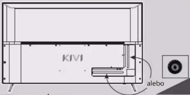 Kivi 32F750NB - NAINŠTALUJTE MOJU ANTÉNU, AKO JE ZNÁZORNENÉ NIŽŠIE - 1