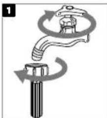 INVENTUM VWM9010B - Het inlaatfi Iter in de waterkraan reinigen - 1