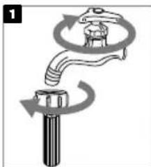 INVENTUM VWM9010B - Den Einlassfi Iter im Wasserhahn reinigen - 1