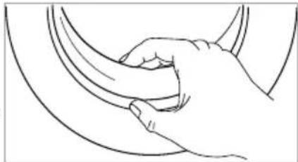 INVENTUM VWM8010B - DAS TÜRDICHTUNGSGUMMI UND DIE GLASSCHEIBE REINIGEN - 1