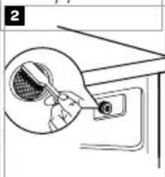 INVENTUM VWM9010W - Cleaning the inlet filter in the water tap - 4
