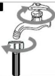 INVENTUM VWM9010W - Het inlaatfilter in de waterkraan reinigen - 1
