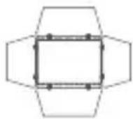 GODOX F7-120Bi - Liste de colisage LP600Bi - 4