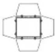 GODOX F7-120Bi - Liste de colisage LP400Bi K3 - 4