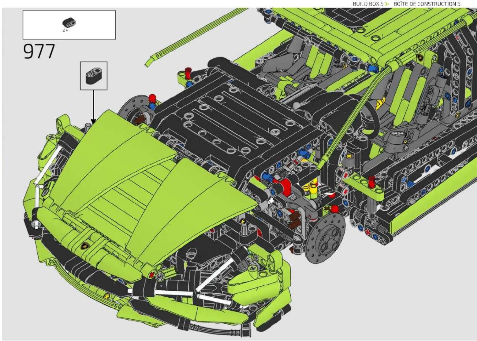 LEGO Technic 42115 - SCISSOR DOORS - 278