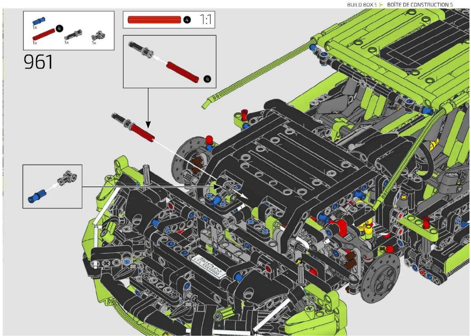 LEGO Technic 42115 - SCISSOR DOORS - 241