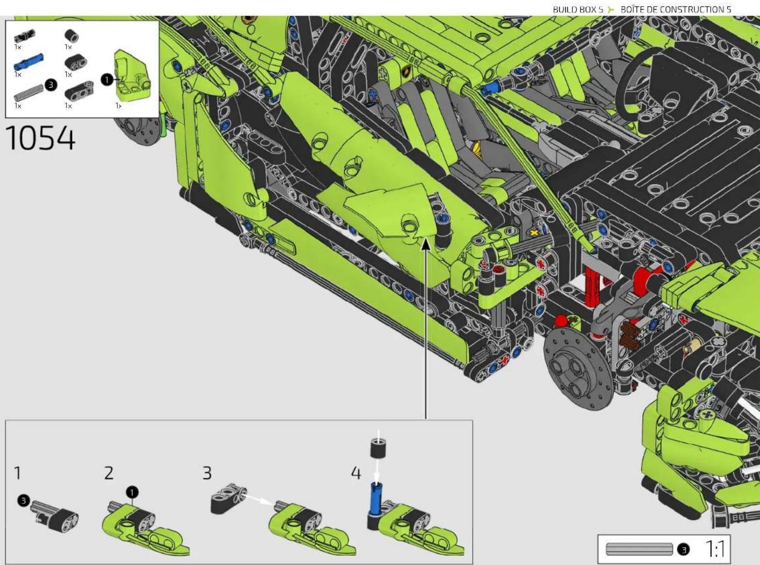 LEGO Technic 42115 - SCISSOR DOORS - 451