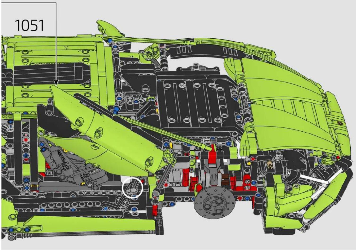 LEGO Technic 42115 - SCISSOR DOORS - 448