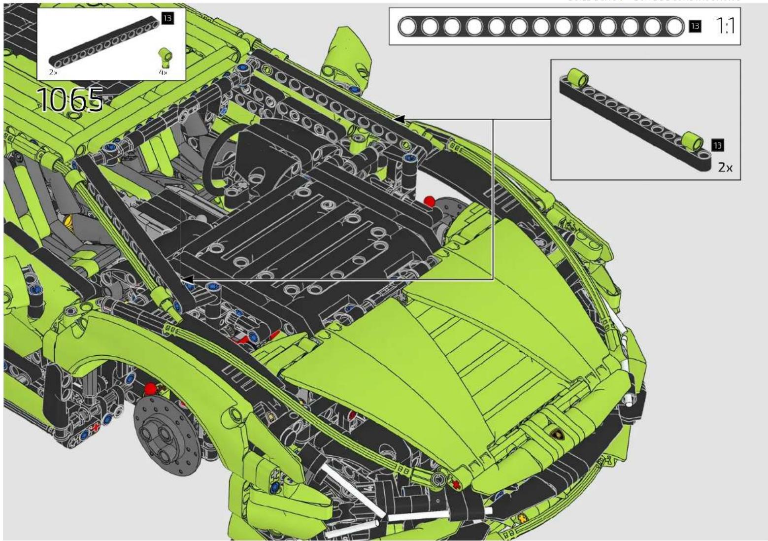 LEGO Technic 42115 - SCISSOR DOORS - 467