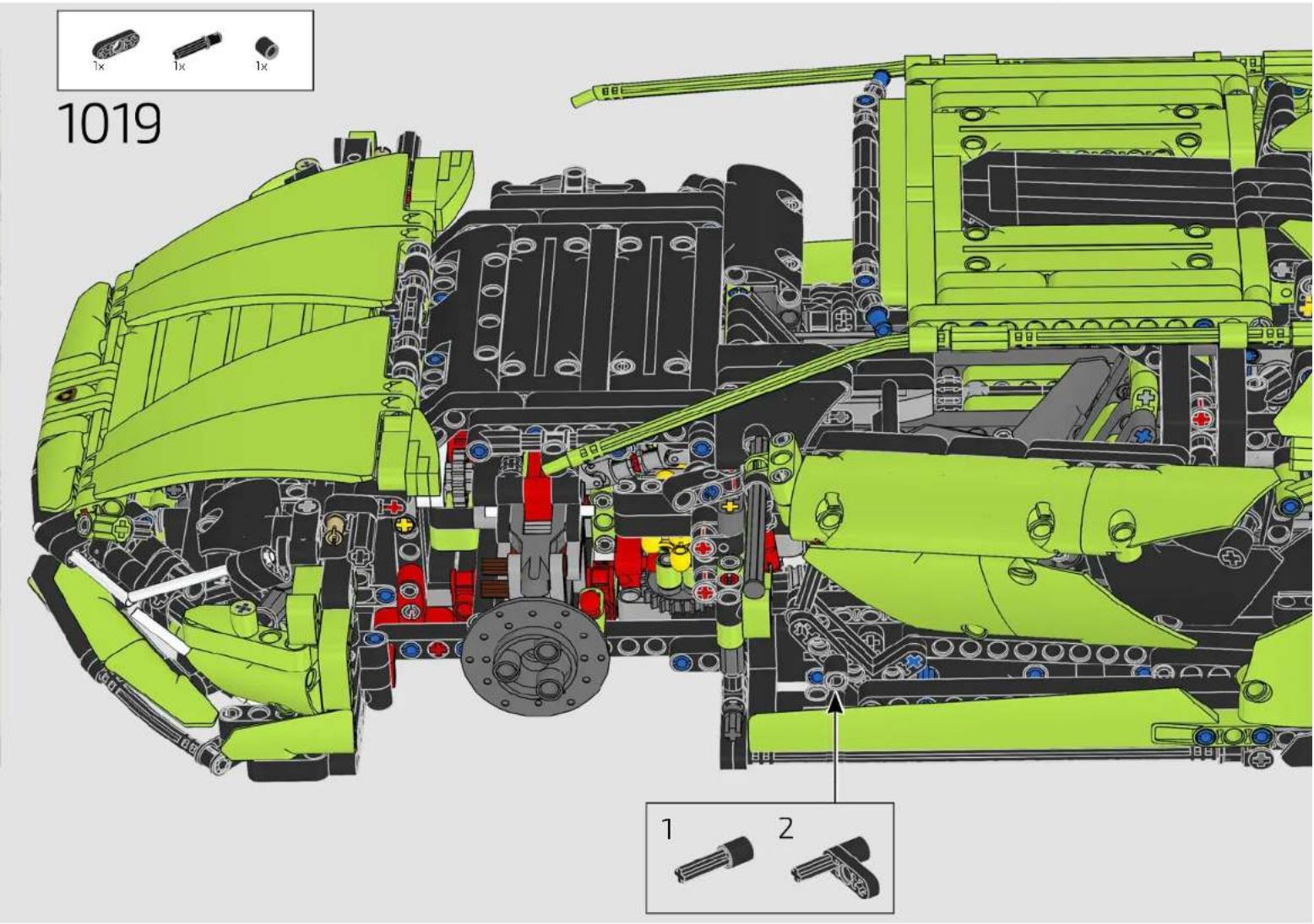 LEGO Technic 42115 - SCISSOR DOORS - 378