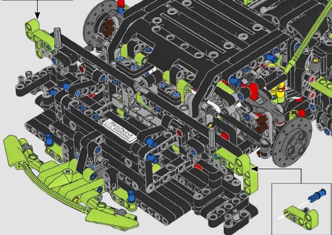 LEGO Technic 42115 - SCISSOR DOORS - 103
