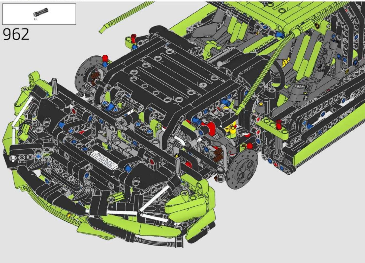 LEGO Technic 42115 - SCISSOR DOORS - 242