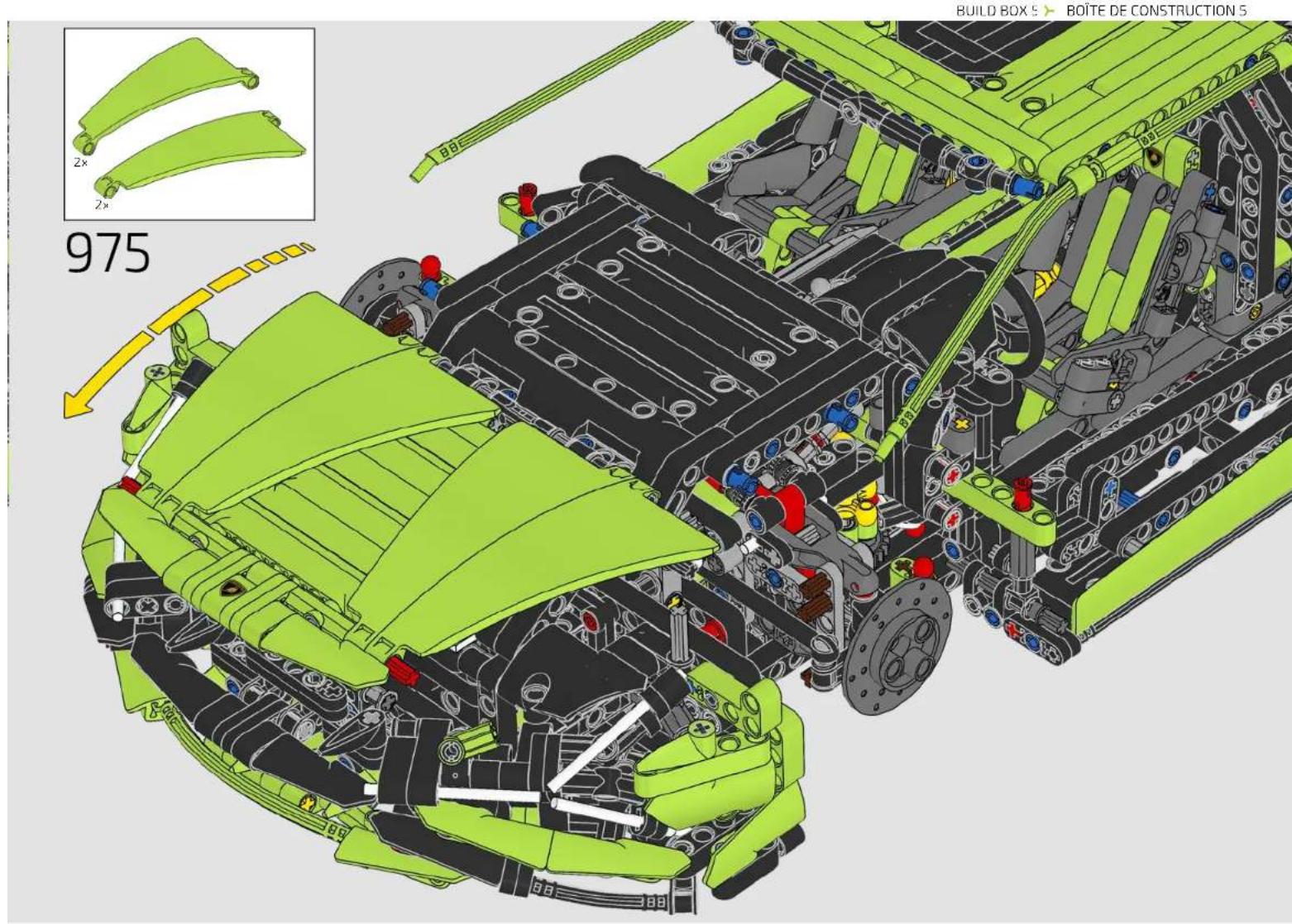 LEGO Technic 42115 - SCISSOR DOORS - 275