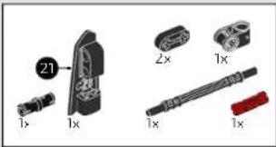 LEGO Technic 42115 - SCISSOR DOORS - 210