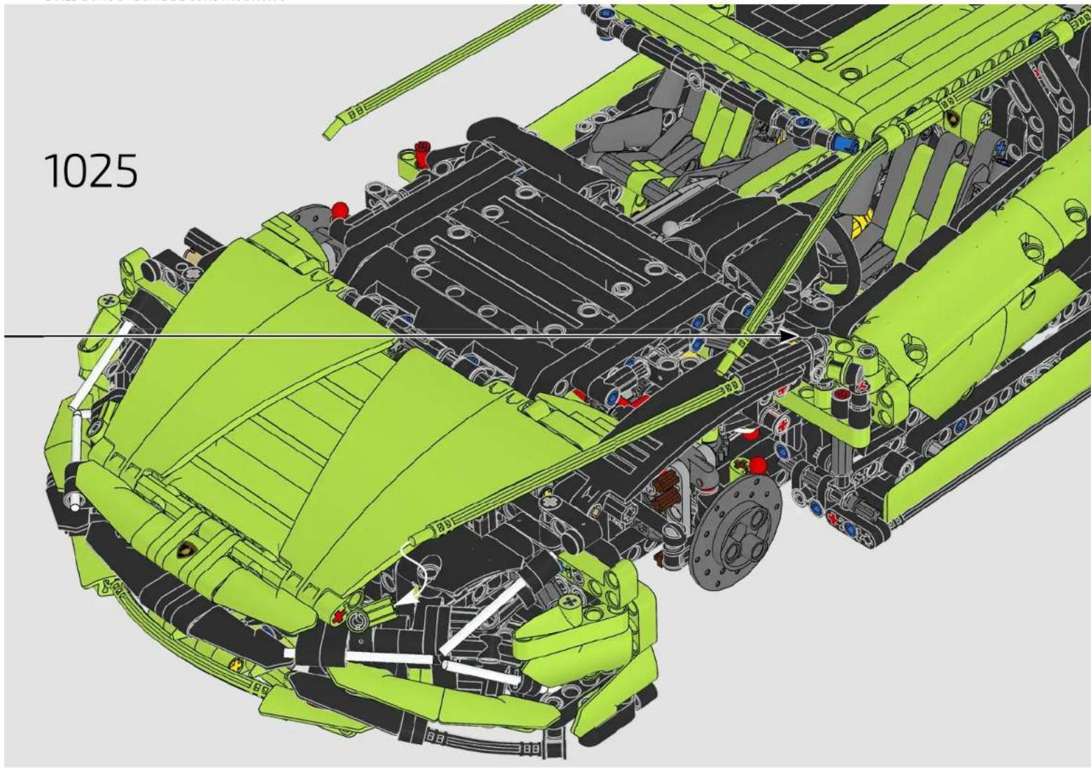 LEGO Technic 42115 - SCISSOR DOORS - 392