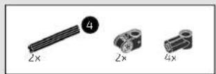 LEGO Technic 42115 - SCISSOR DOORS - 324