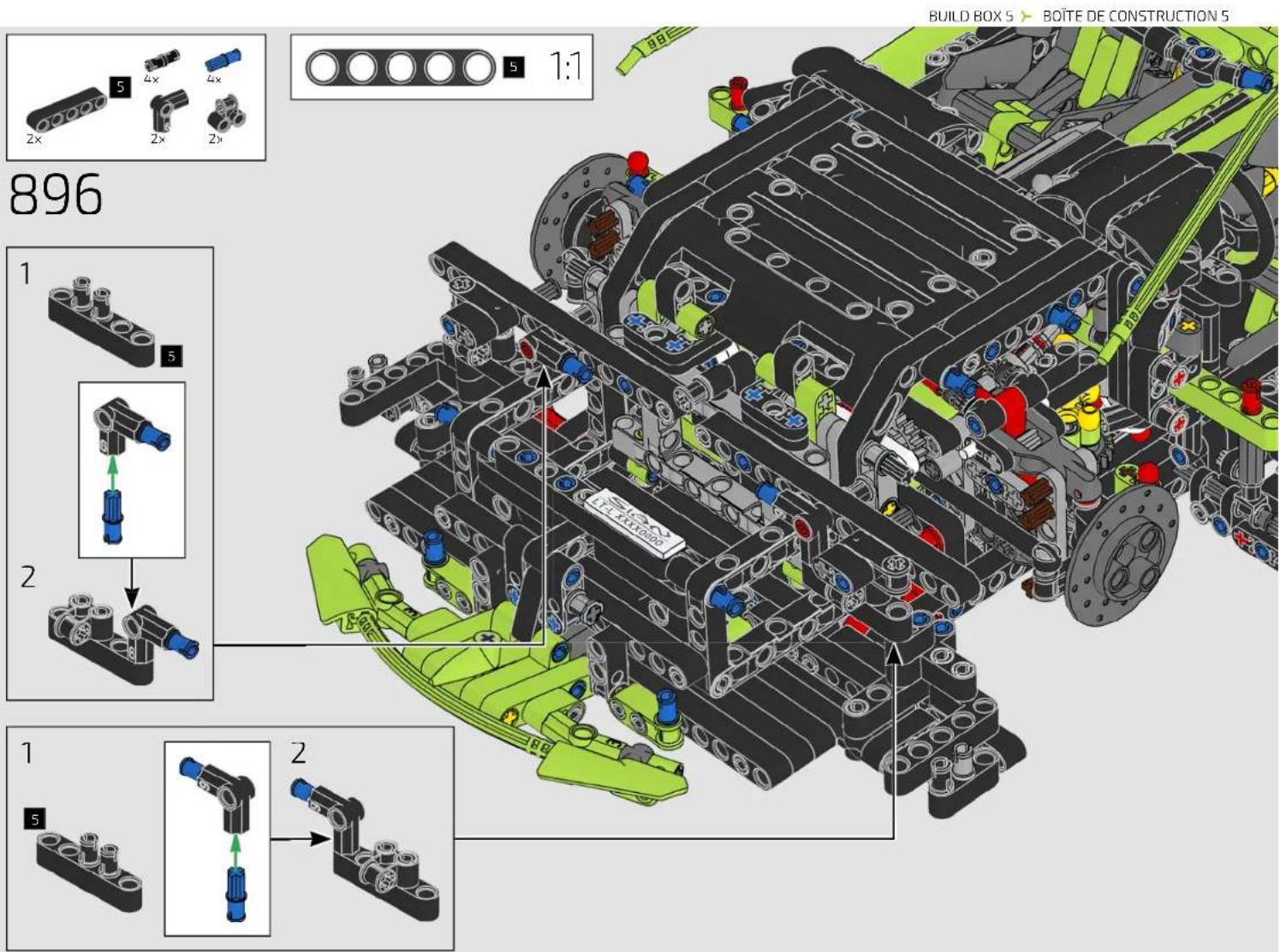 LEGO Technic 42115 - SCISSOR DOORS - 96