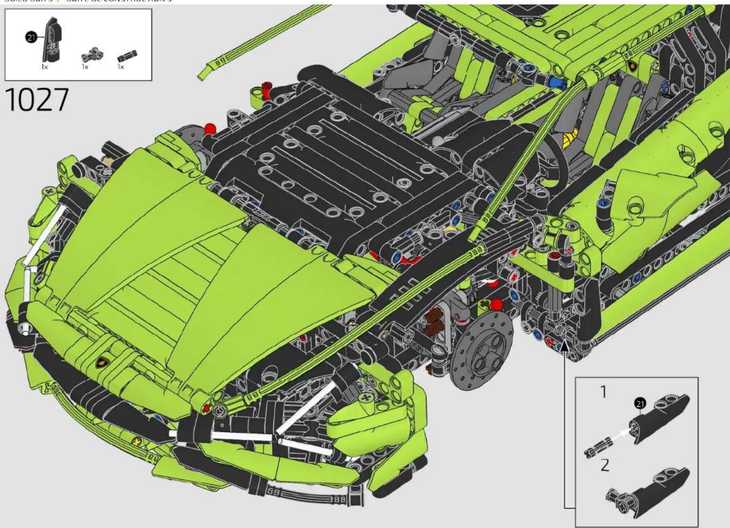 LEGO Technic 42115 - SCISSOR DOORS - 395