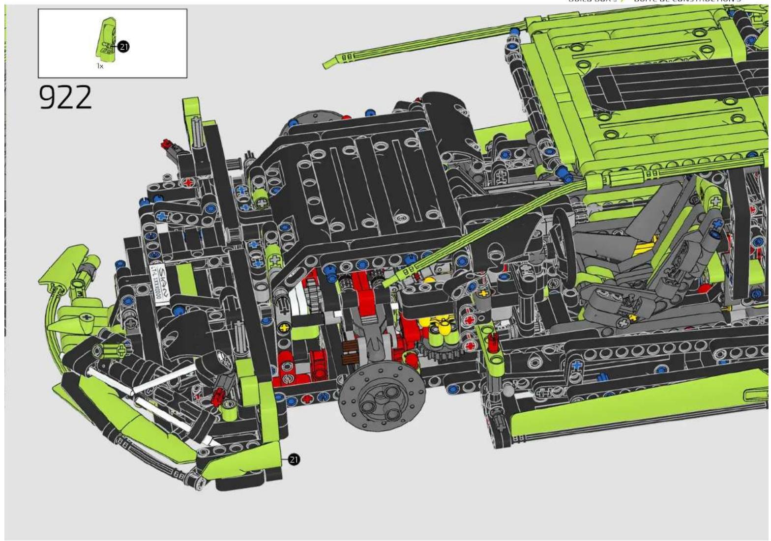LEGO Technic 42115 - SCISSOR DOORS - 160