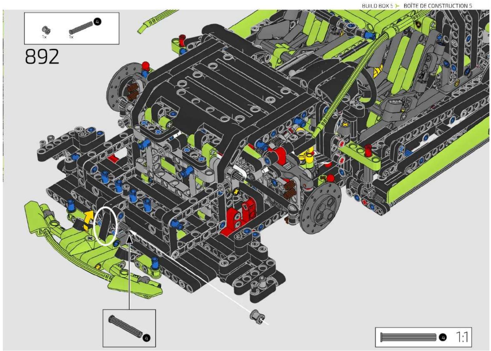 LEGO Technic 42115 - SCISSOR DOORS - 88