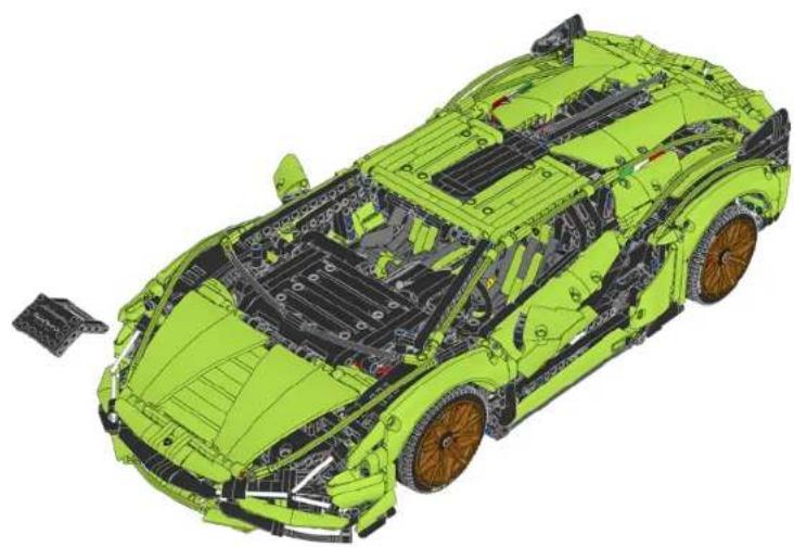 LEGO Technic 42115 - JANTES ET PNEUS - 5
