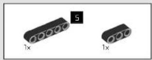 LEGO Technic 42115 - SCISSOR DOORS - 347