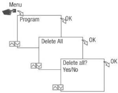 Grässlin FMD smart - DELETING ALL PROGRAMMES - 1