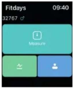 Fitdays 09:40 32767 ⬆ Measure