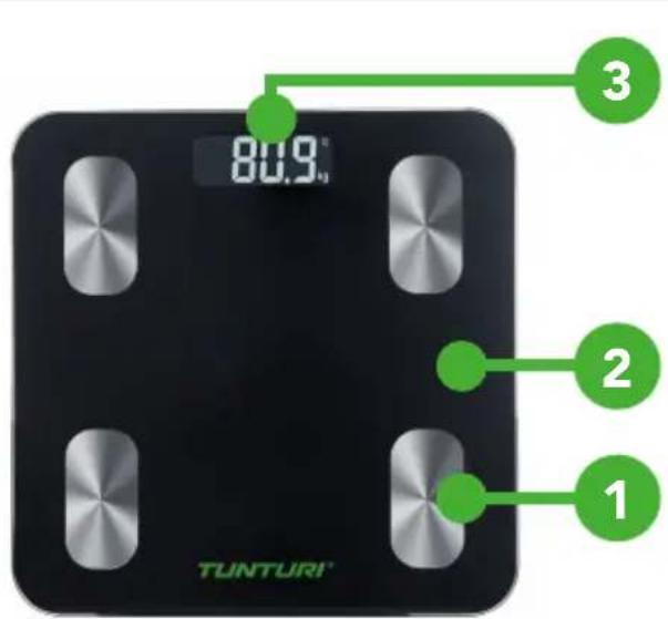 80.9°C TUNTURI® 3 2 1