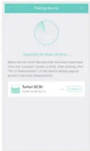 TUNTURI SC30 - KOPPELN DER WAAGE MIT SMARTPHONE - 2