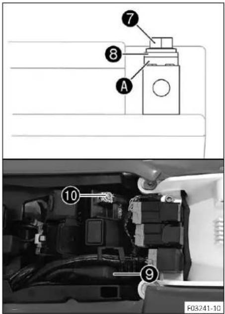 GAS GAS EC 250F (2023) - Monter la batterie 12 V - 4